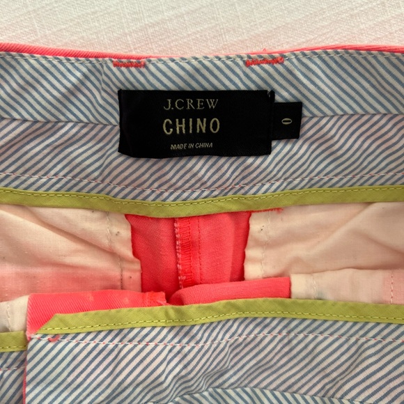 J. Crew 3” Chino Shorts Bright Pink - Picture 8 of 8